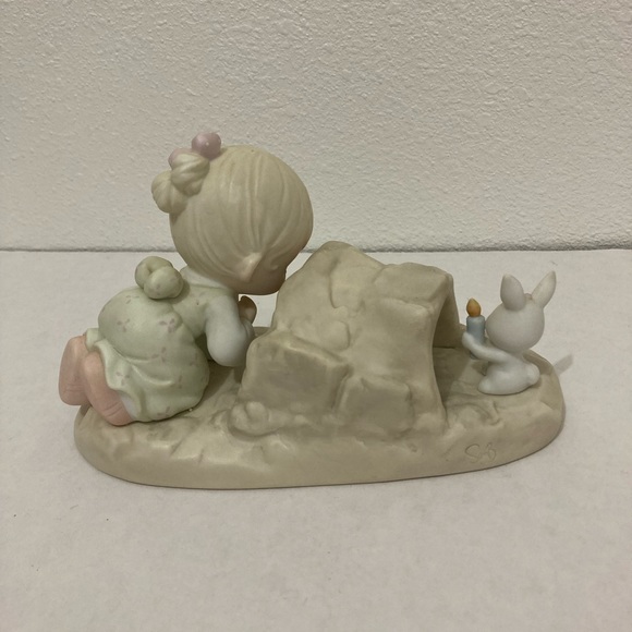 Precious Moments 1990 “There is a light at the end of tunnel” figurine - Picture 3 of 7